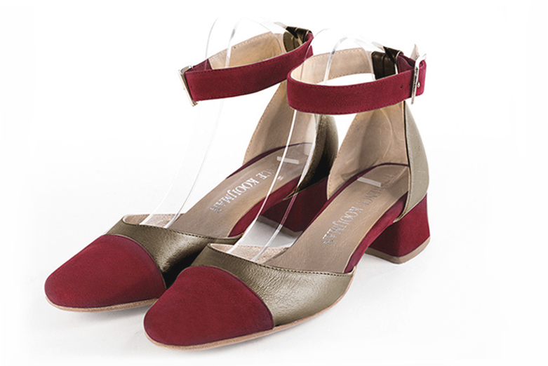 Chaussure rouge best sale bordeaux femme